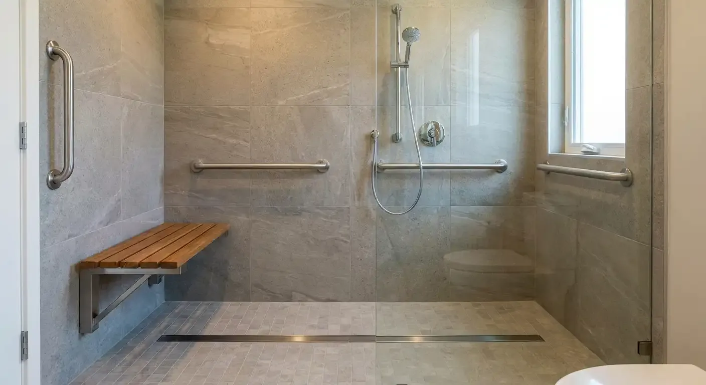 Image installateur douche senior 3 douche pmr france
